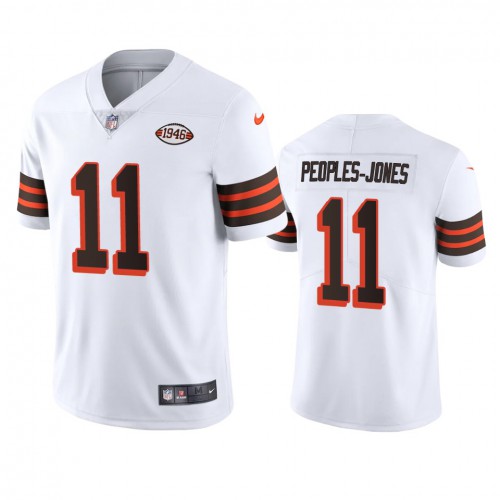 Cleveland Cleveland Browns #11 Donovan Peoples-Jones 1946 Collection Alternate Vapor Limited Jersey - White Men's