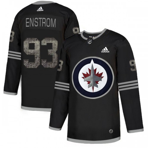 Adidas Winnipeg Jets #93 Toby Enstrom Black Authentic Classic Stitched Jersey Men's