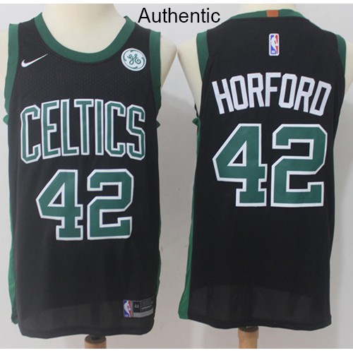 Boston Celtics #42 Al Horford Black Authentic Statement Edition Jersey Mens