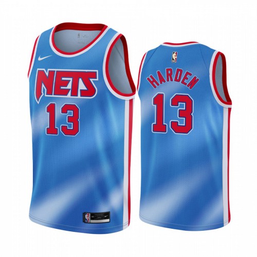 Brooklyn Nets #13 James Harden Blue Swingman Classic Edition Jersey Mens