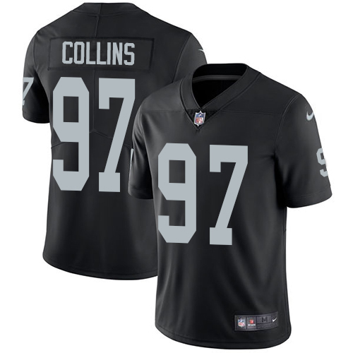 Las Vegas Raiders #97 Maliek Collins Black Team Color Men's Stitched Vapor Untouchable Limited Jersey Men's