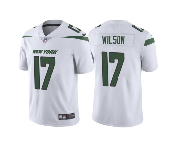 Men's Youth Women's New York Jets #17 Garrett Wilson 2022 White Vapor Untouchable Limited Stitched Jersey