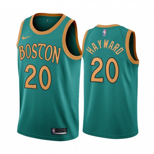 Boston Celtics #20 Gordon Hayward Green 2019-20 City Edition Jersey Mens