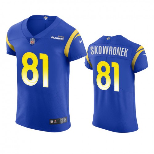 Los Angeles Los Angeles Rams #81 Ben Skowronek Men's Vapor Elite Player Jersey - Royal Men's