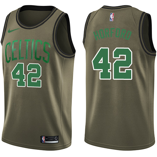 Boston Celtics #42 Al Horford Green Salute to Service Youth Swingman Jersey Youth