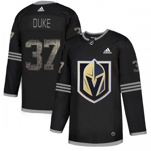Adidas Golden Vegas Golden Knights #37 Reid Duke Black Authentic Classic Stitched Jersey Men's