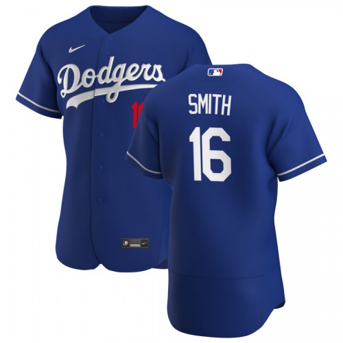 Los Angeles Los Angeles Dodgers #16 Will Smith Men's Royal Alternate 2020 Authentic Player Jersey Men's