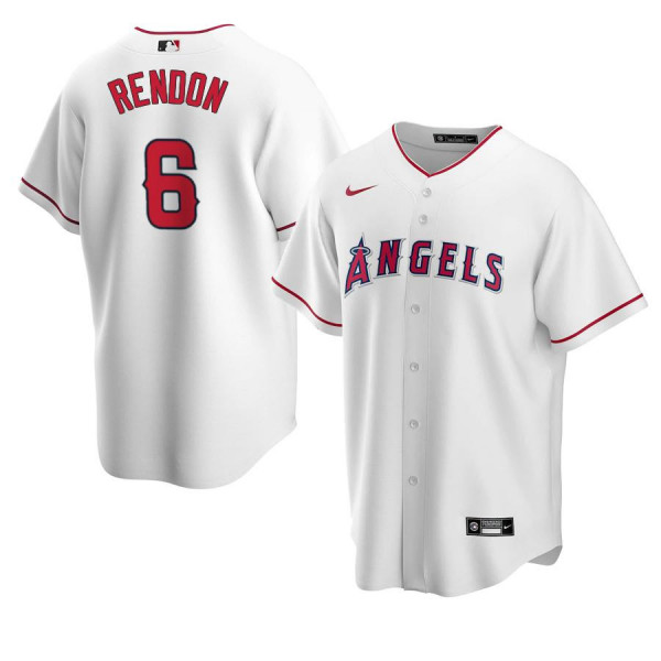 Men's Youth Women's Los Angeles Angels 6 Replica 2020 White Home Anthony Rendon Jersey