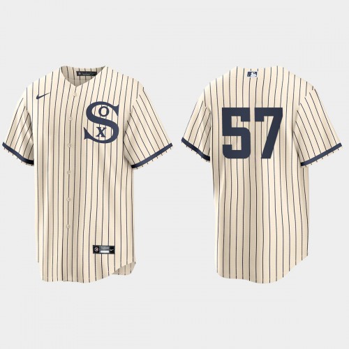 Chicago Chicago White Sox #57 Jace Fry Men's White 2021 Field of Dreams Game Jersey Men's