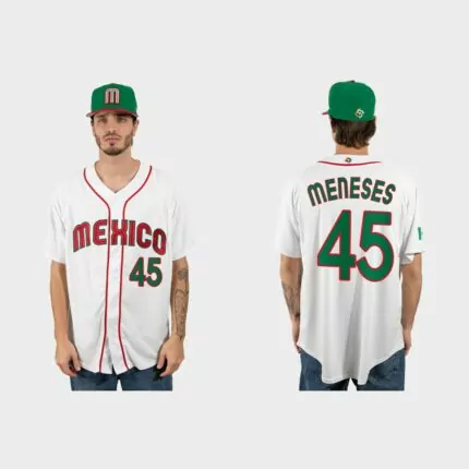 Joey Meneses Mexico Baseball 2023 World Baseball Classic Jersey – White
