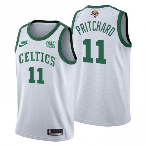 Boston Boston Celtics #11 Payton Pritchard Releases Classic Edition Youth 2022 Finals 75th Anniversary Jersey White Youth