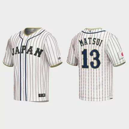 Yuki Matsui Japan Baseball 2023 World Baseball Classic Jersey – White