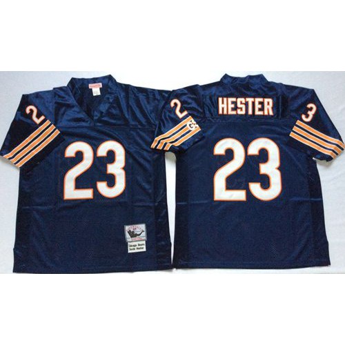 Mitchell&Ness Chicago Bears #23 Devin Hester Blue Small No. Throwback Stitched Jersey Men's