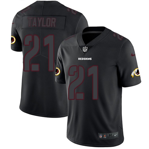 Commanders #21 Sean Taylor Black Men's Stitched Limited Rush Impact Jersey