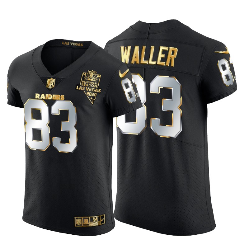 Las Vegas Raiders #83 Darren Waller Men's Black Edition Vapor Untouchable Elite Jersey