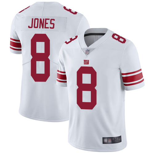 Giants #8 Daniel Jones White Men's Stitched Vapor Untouchable Limited Jersey
