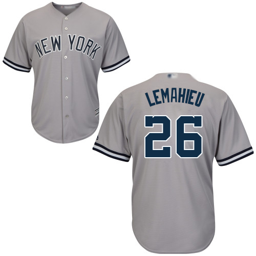New York Yankees #26 DJ LeMahieu Grey New Cool Base Stitched Jersey Men's