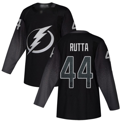 Adidas Tampa Bay Lightning #44 Jan Rutta Black Alternate Authentic Stitched Jersey Men's