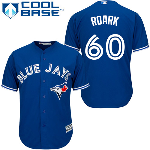 Toronto Blue Jays #60 Tanner Roark Blue New Cool Base Stitched Jersey Men's
