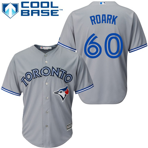 Toronto Blue Jays #60 Tanner Roark Grey New Cool Base Stitched Youth Jersey Youth