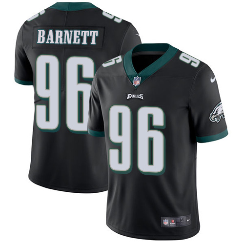 Philadelphia Eagles #96 Derek Barnett Black Alternate Men's Stitched Vapor Untouchable Limited Jersey Men's