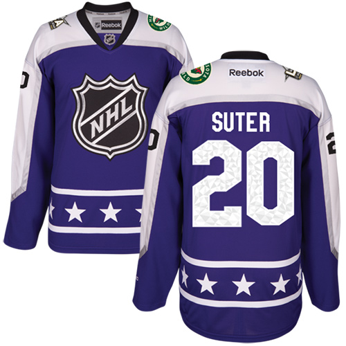 Minnesota Wild #20 Ryan Suter Purple 2017 All-Star Central Division Stitched Youth Jersey Youth