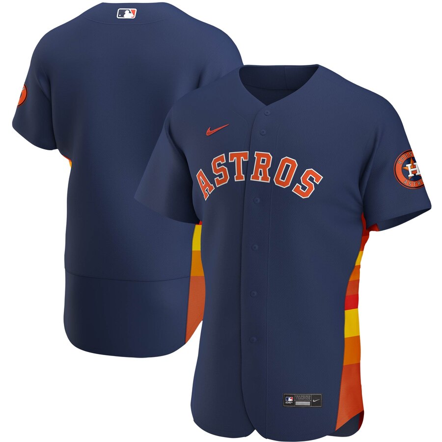 Houston Astros Men's Navy Alternate 2020 Authentic Official Team Jersey