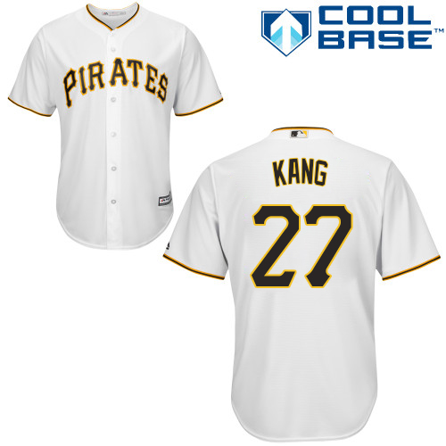 Pittsburgh Pirates #27 Jung-ho Kang White Cool Base Stitched Youth Jersey Youth