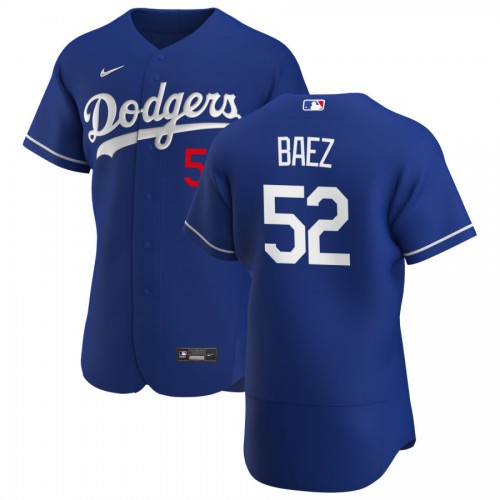 Los Angeles Los Angeles Dodgers #52 Pedro Baez Men's Royal Alternate 2020 Authentic Player Jersey Men's