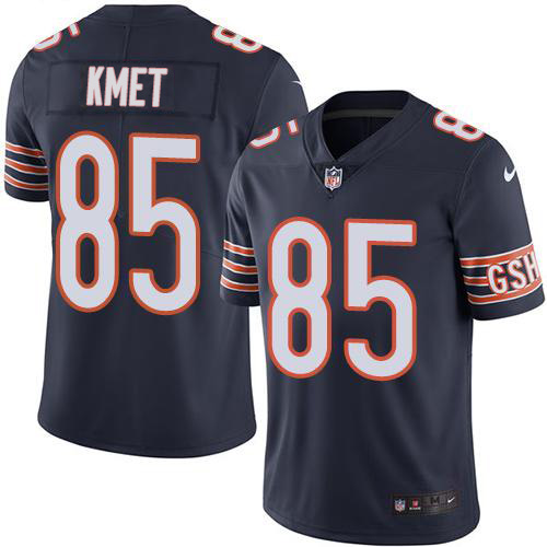 Chicago Bears #85 Cole Kmet Navy Blue Team Color Youth Stitched Vapor Untouchable Limited Jersey Youth