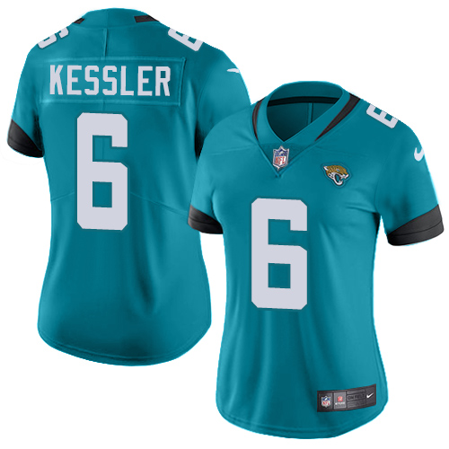 Jacksonville Jaguars #6 Cody Kessler Teal Green Alternate Women's Stitched Vapor Untouchable Limited Jersey Womens