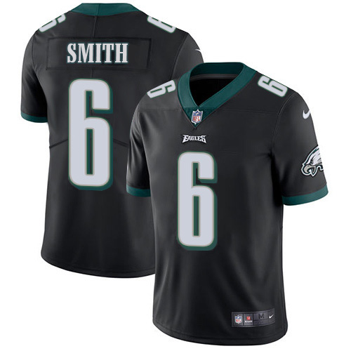 Eagles #6 DeVonta Smith Black Alternate Youth Stitched Vapor Untouchable Limited Jersey