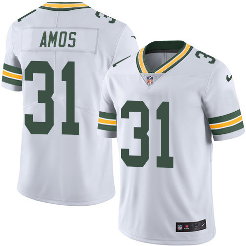 Green Bay Packers #31 Adrian Amos White Men's Stitched Vapor Untouchable Limited Jersey Men's