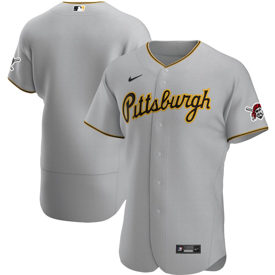 Pittsburgh Pirates Men's Gray Road 2020 Authentic Team Jersey