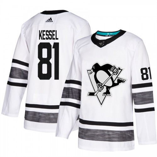 Adidas Pittsburgh Penguins #81 Phil Kessel White 2019 All-Star Game Parley Authentic Stitched Jersey Men's