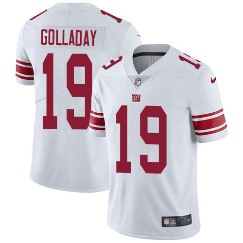 New York Giants #19 Kenny Golladay White Men's Stitched Vapor Untouchable Limited Jersey Men's