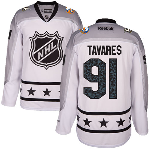 New York Islanders #91 John Tavares White 2017 All-Star Metropolitan Division Women's Stitched Jersey Womens