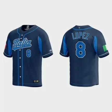 Nicky Lopez World Baseball Classic 2023 World Baseball Classic Jersey – Navy
