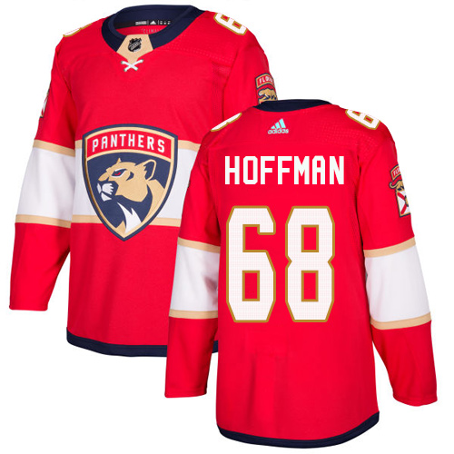 Adidas Florida Panthers #68 Mike Hoffman Red Home Authentic Stitched Youth Jersey Youth