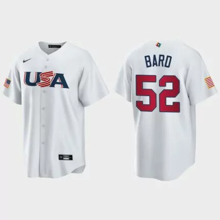 Daniel Bard Colorado Rockies 2023 World Baseball Classic USA Replica Jersey – White