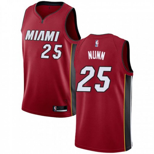 Miami Heat #25 Kendrick Nunn Red Womens Swingman Statement Edition Jersey Womens