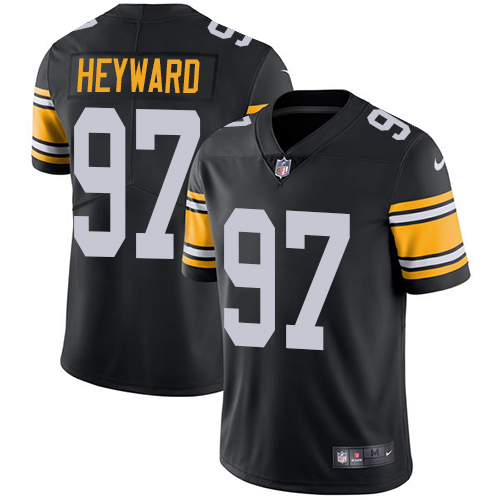 Pittsburgh Steelers #97 Cameron Heyward Black Alternate Youth Stitched Vapor Untouchable Limited Jersey Youth