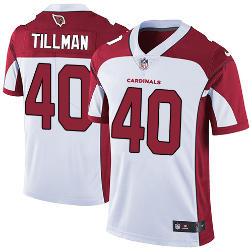 Cardinals #40 Pat Tillman White Youth Stitched Vapor Untouchable Limited Jersey