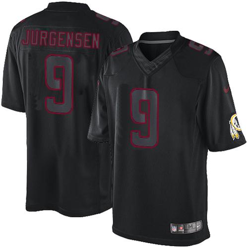 Washington Commanders #9 Sonny Jurgensen Black Men's Stitched Impact Limited Jersey Men's