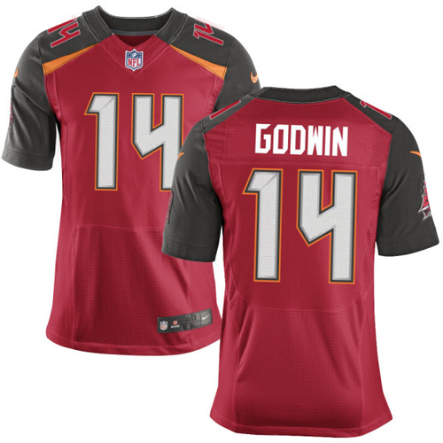 Buccaneers #14 Chris Godwin Red Team Color Men's Stitched Vapor Untouchable Elite Jersey