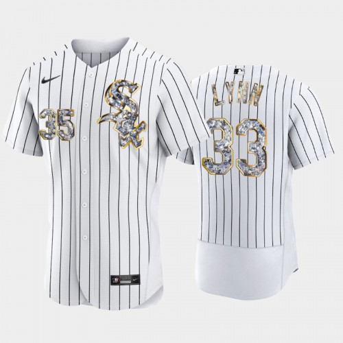Chicago Chicago White Sox #33 Lance Lynn Men's Diamond Edition Jersey - White Men's