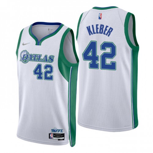 Dallas Dallas Mavericks #42 Maxi Kleber Mens White 2021/22 Swingman Jersey - City Edition Mens