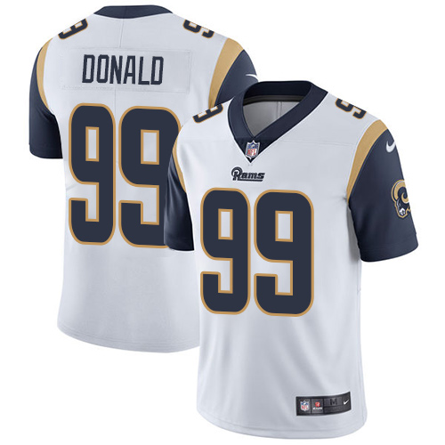 Rams #99 Aaron Donald White Youth Stitched Vapor Untouchable Limited Jersey