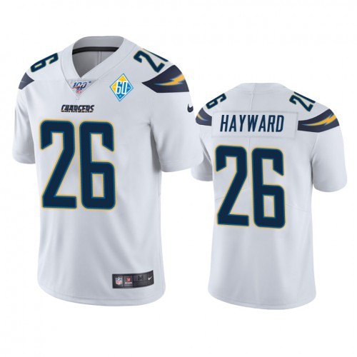 Los Angeles Los Angeles Chargers #26 Casey Hayward White 60th Anniversary Vapor Limited Jersey Men's