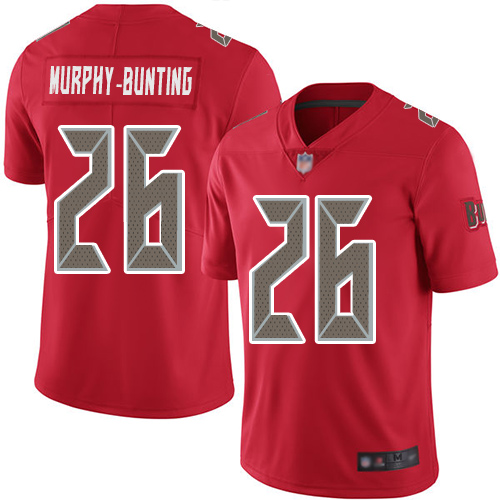 Tampa Bay Buccaneers #26 Sean Murphy-Bunting Red Youth Stitched Limited Rush Jersey Youth